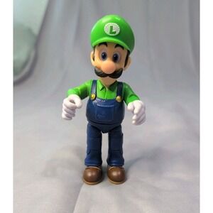 2023 Nintendo The Super Mario Bros Movie LUIGI Figure Toy Jakks Pacific 5 inches